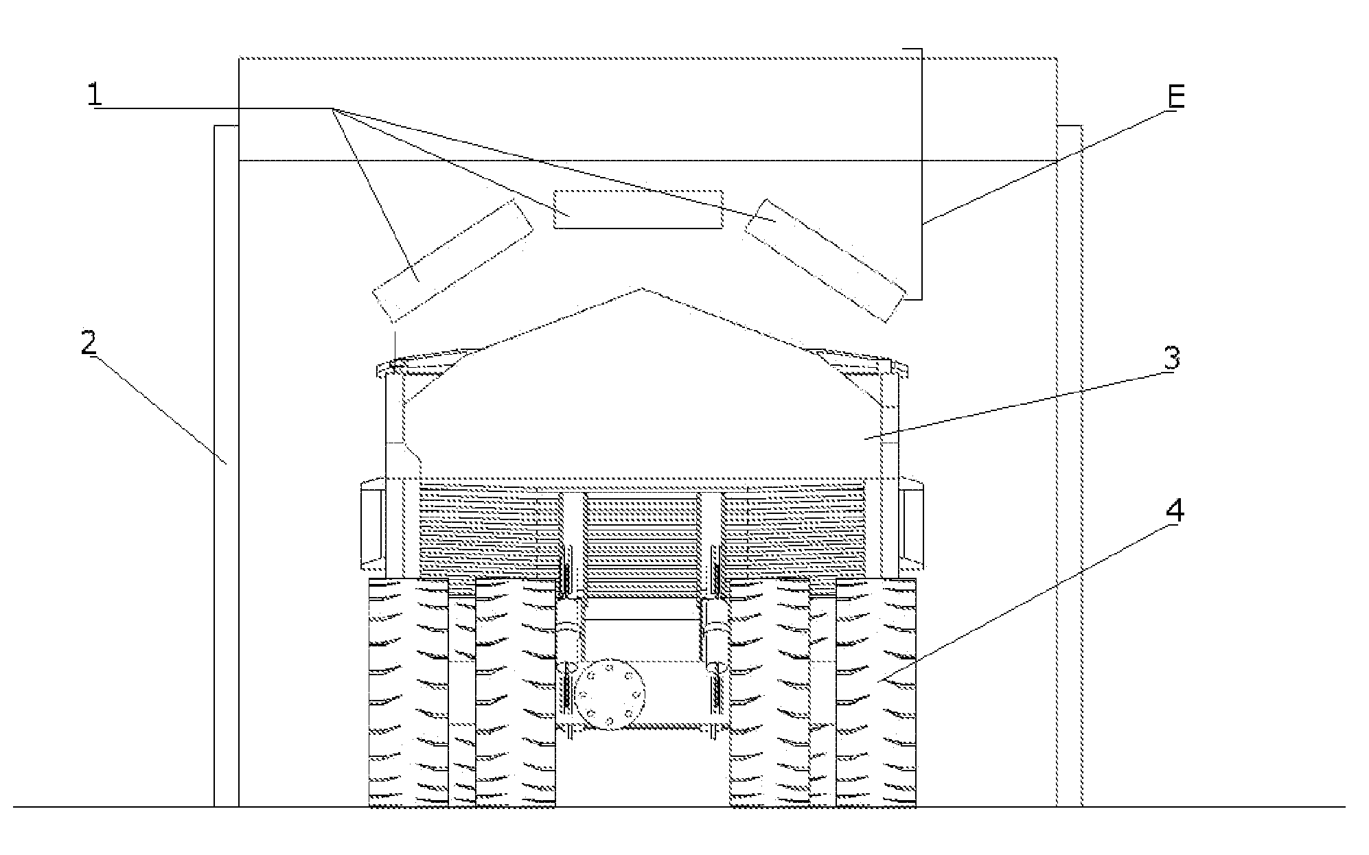 System and method of detection of uncrushable metallic pieces in mineral loads