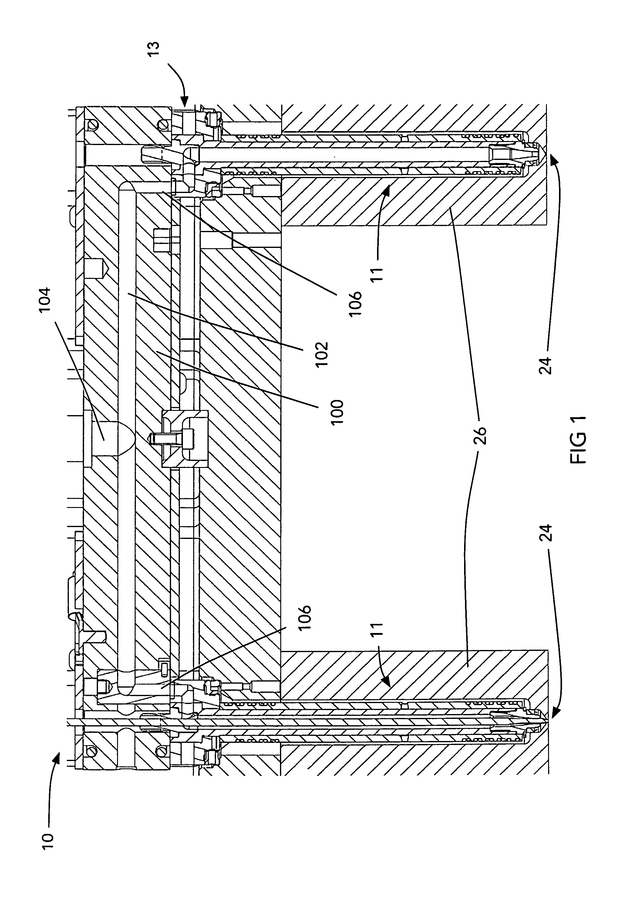 Injection nozzle with multi-piece tip portion