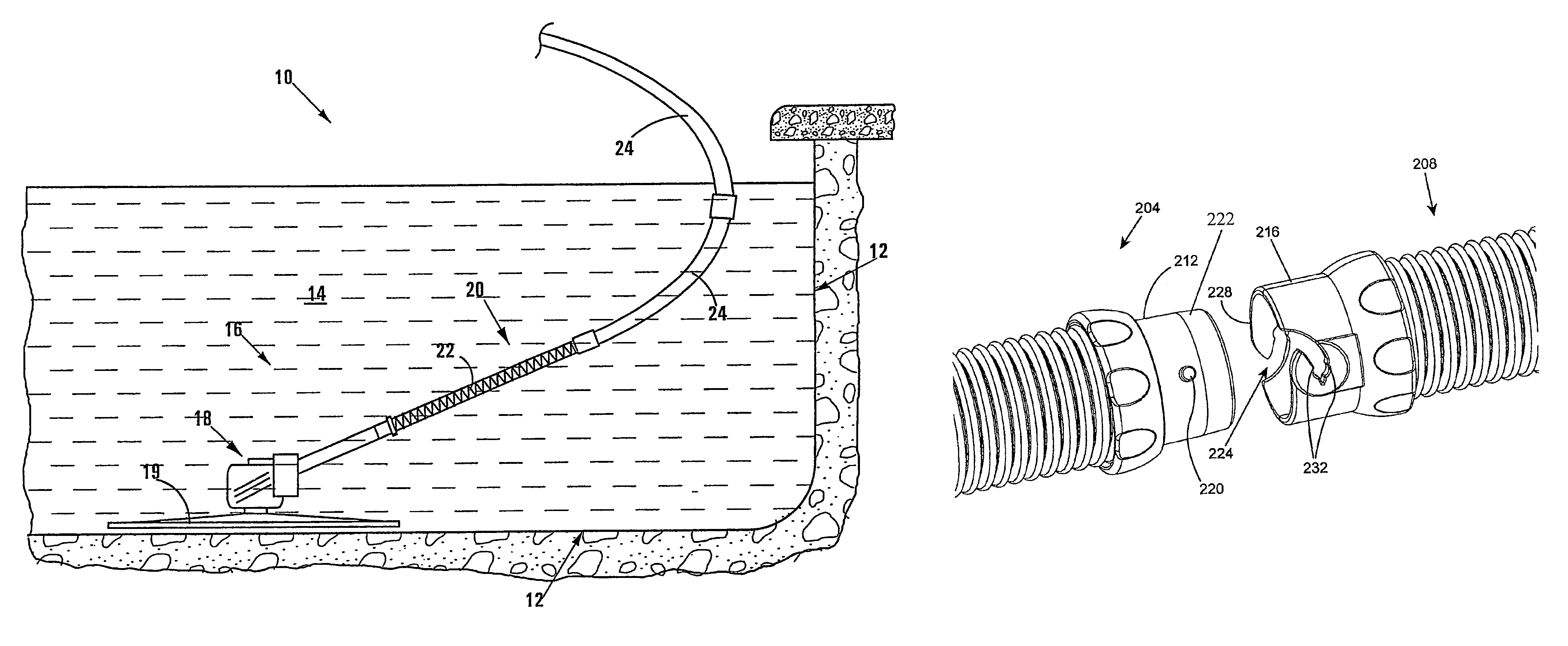 Automatic swimming pool cleaners and associated hoses