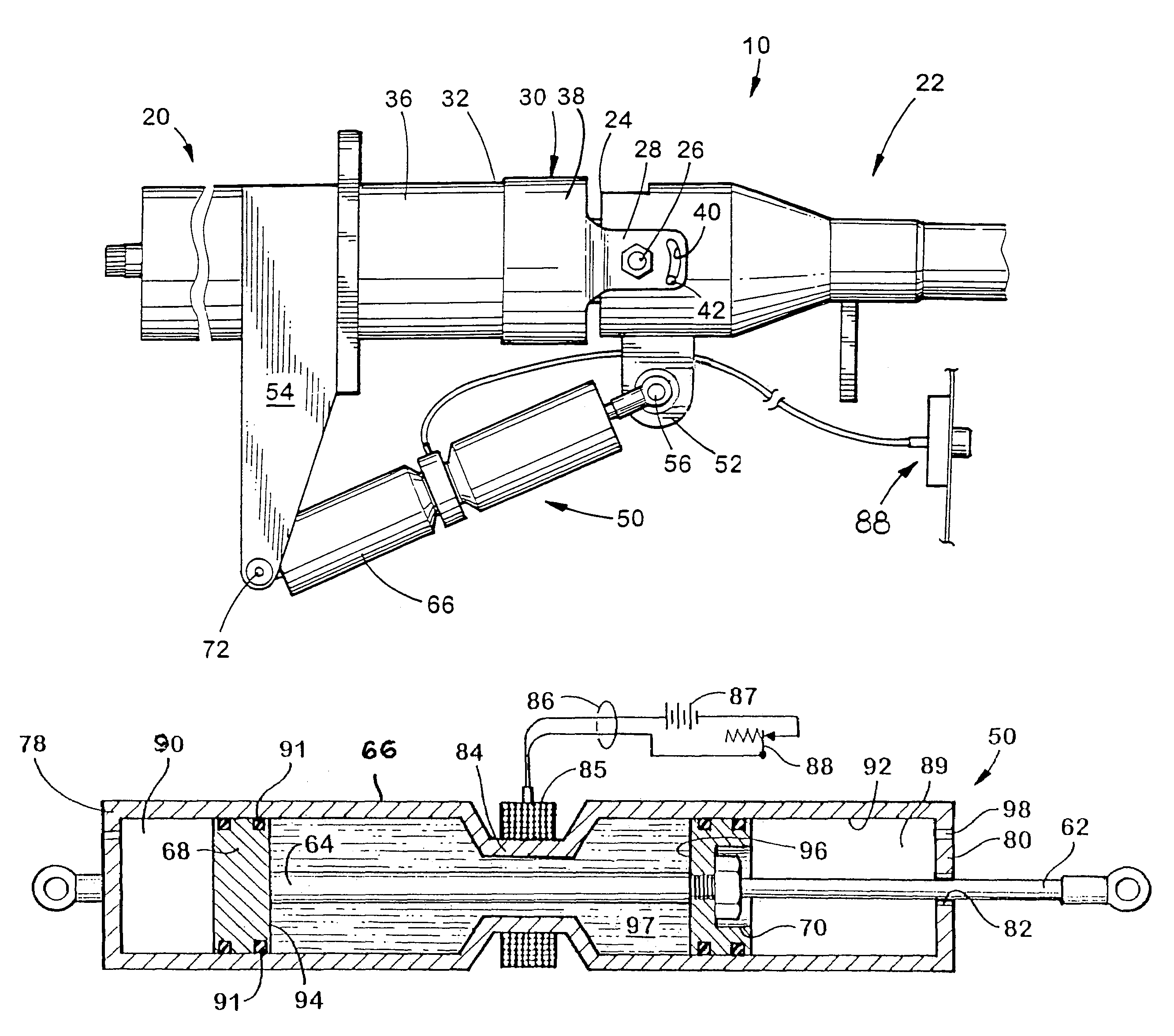 Non-newtonian flow fluid-locking mechanism for vehicles