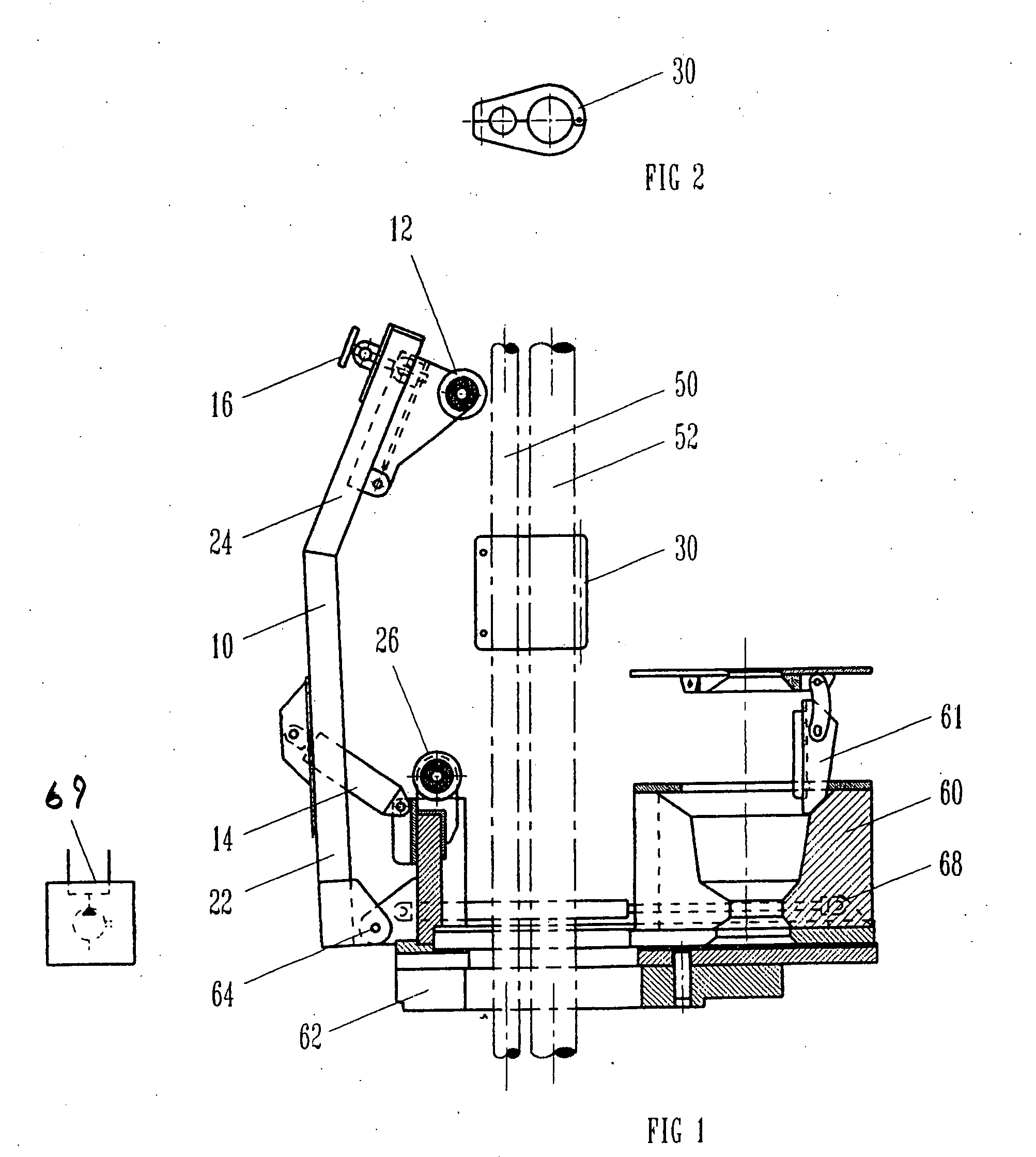 Arm for moving flexible lines at a wellsite