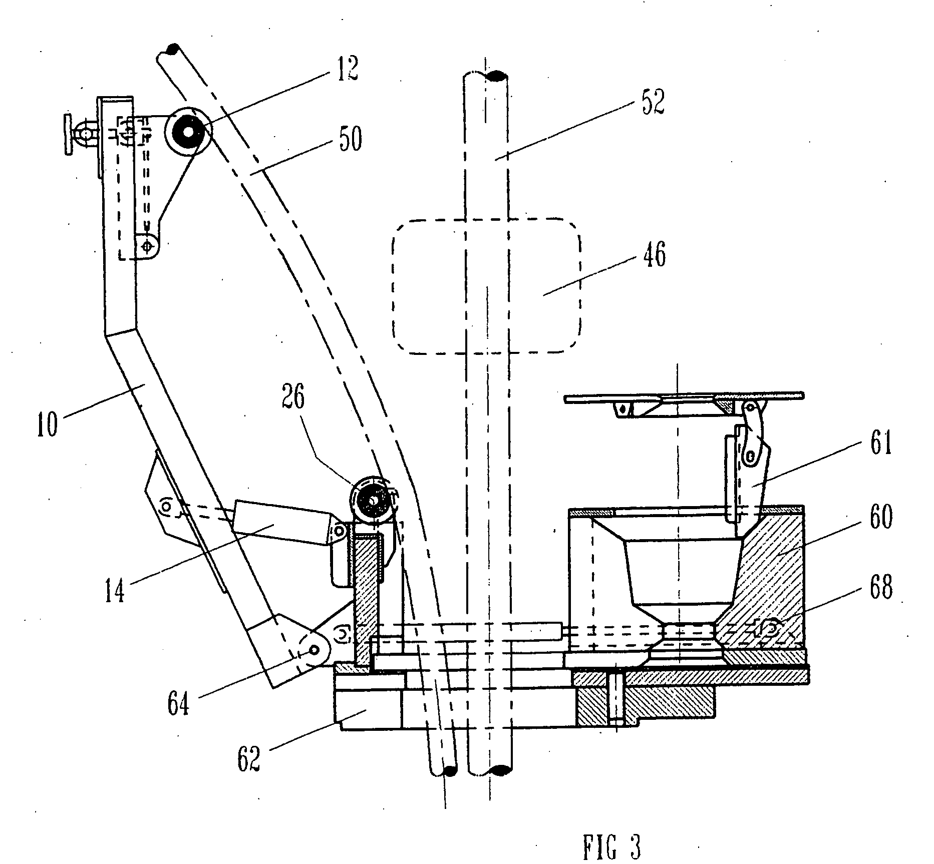 Arm for moving flexible lines at a wellsite