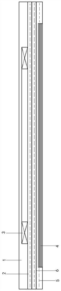 Solid-liquid composite road deceleration strip