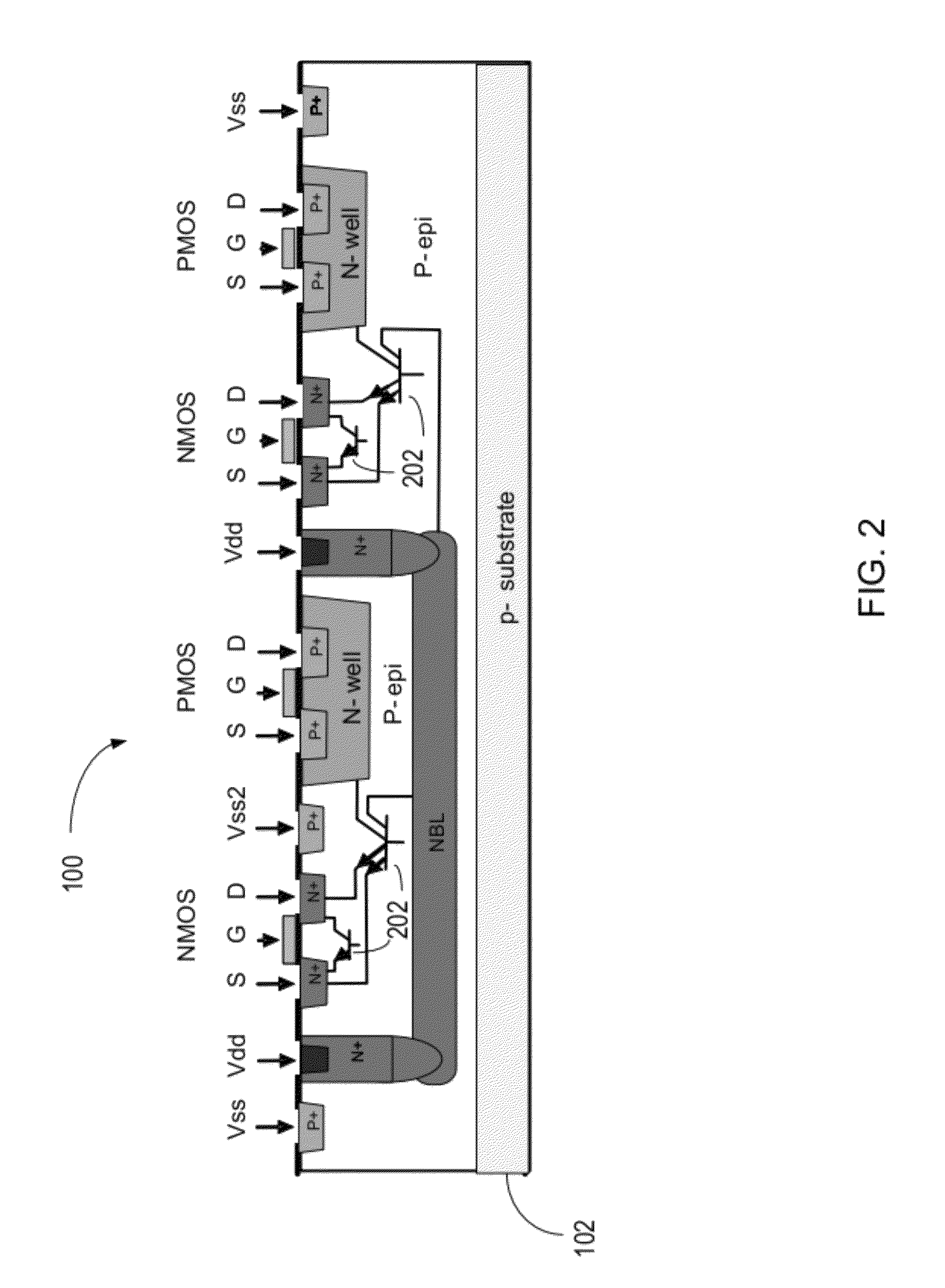 Amplifier system for a power converter