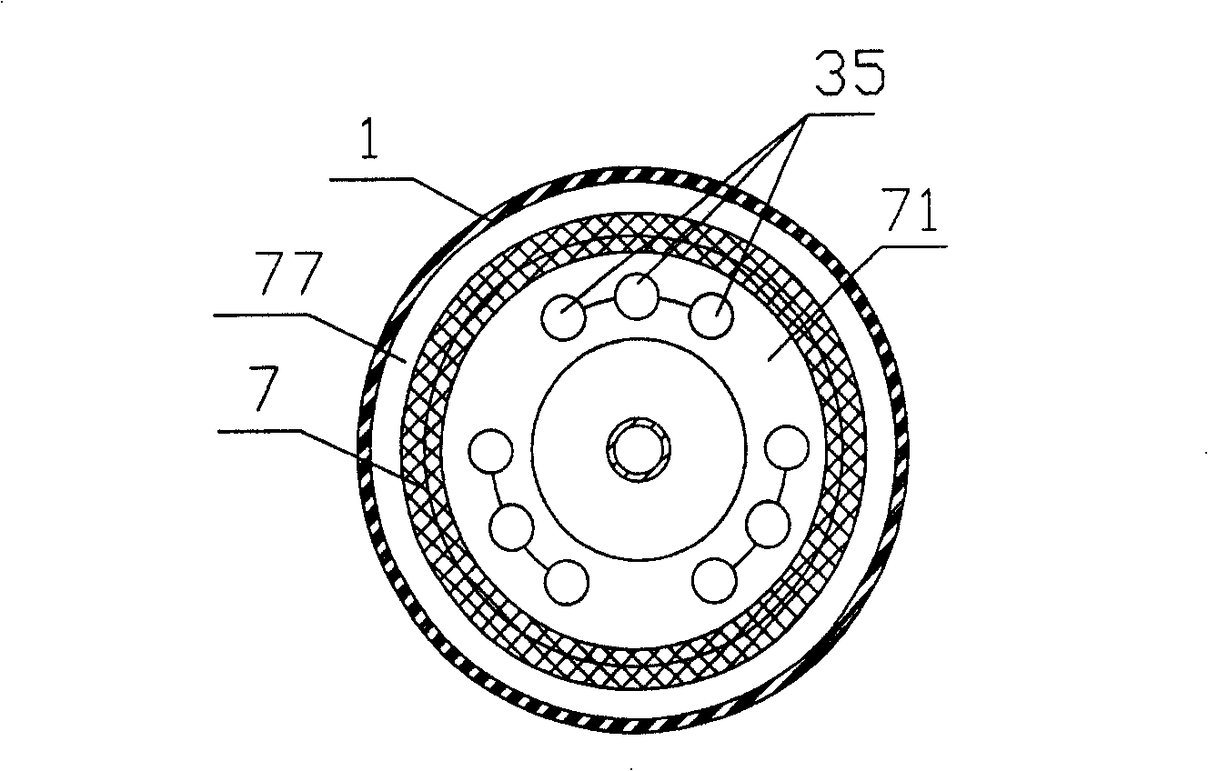 Multi-stage arc suppressing breaking device for extra-high voltage circuit breaker