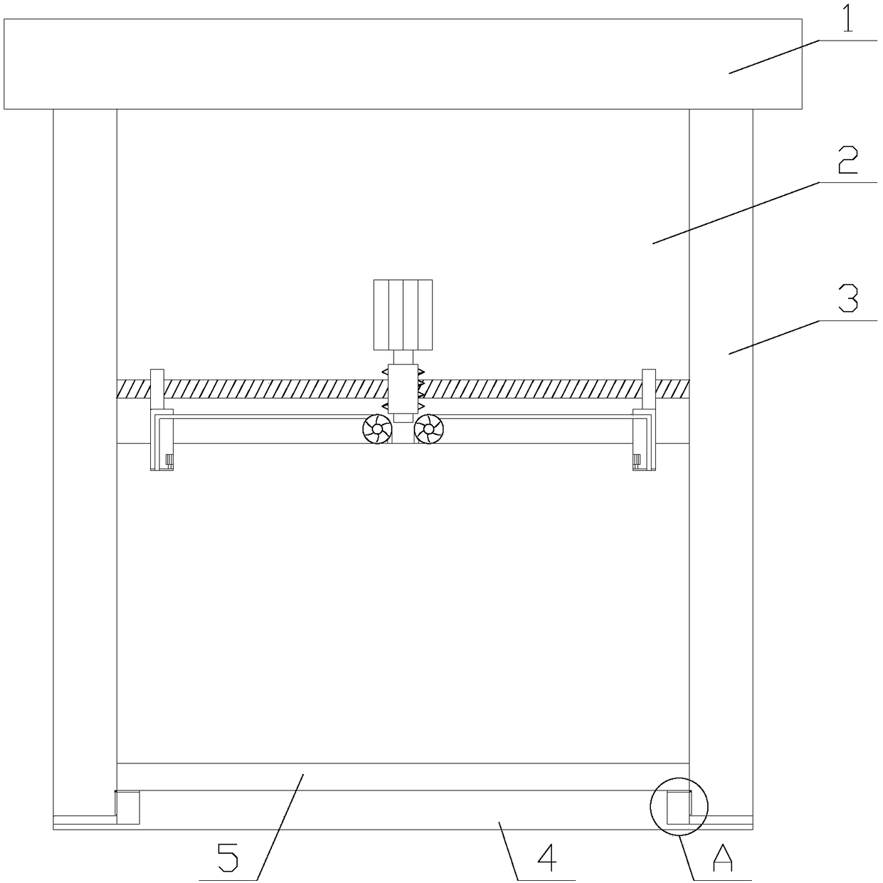 Loading gate with force eliminating and silt removing functions for hydraulic engineering