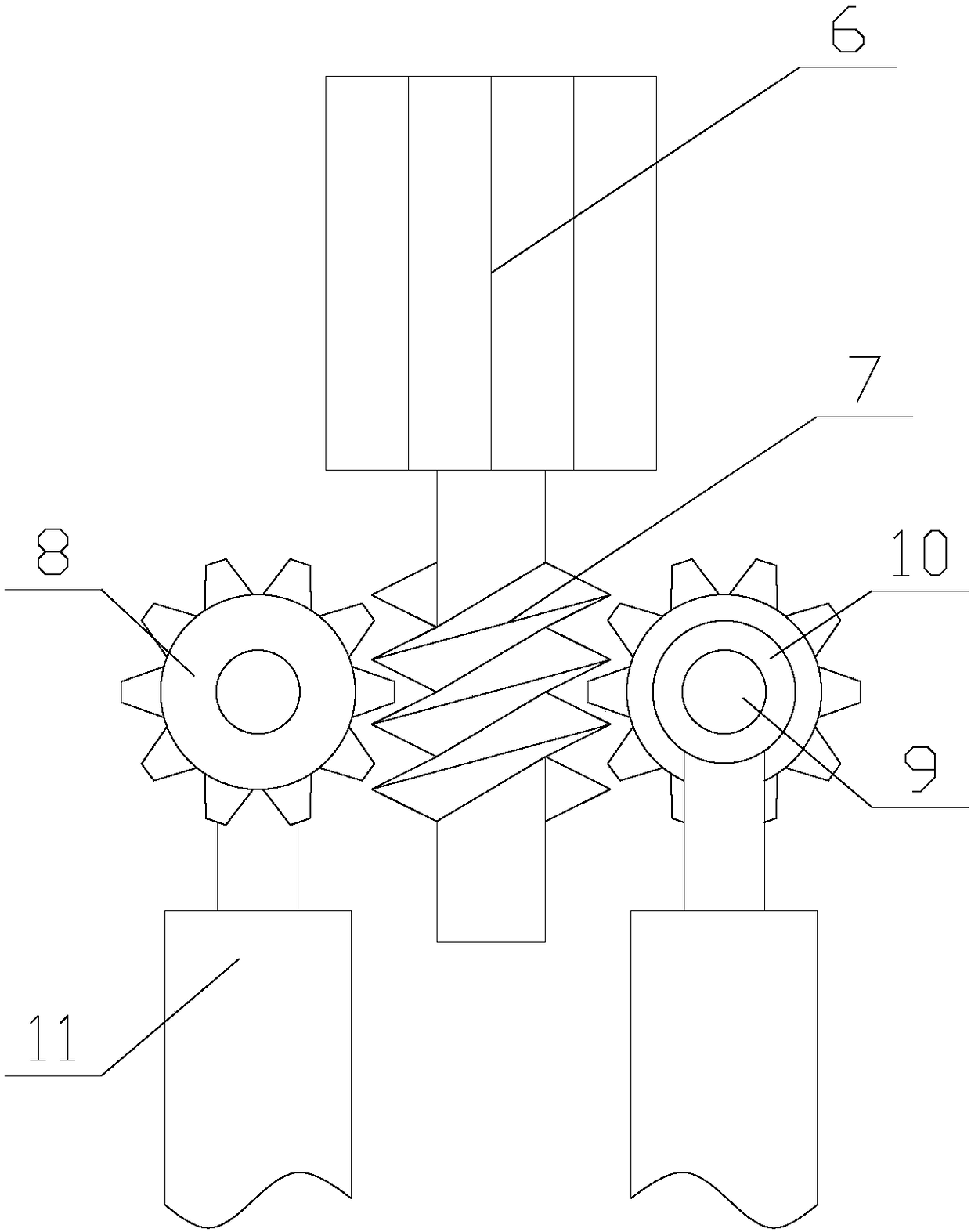 Loading gate with force eliminating and silt removing functions for hydraulic engineering