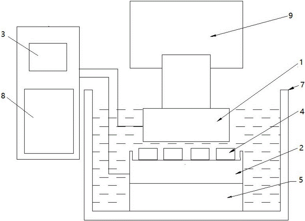 Electric spark discharge machining method of free electrodes and equipment thereof