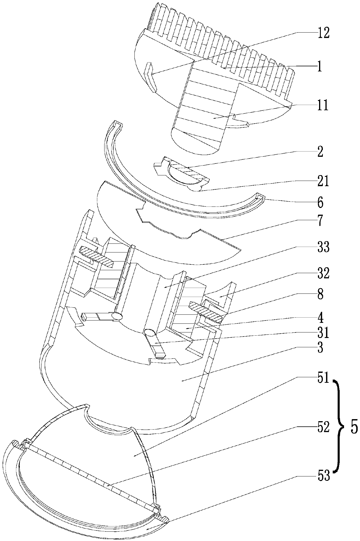 LED lamp with adjustable illumination angle