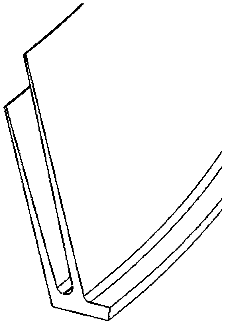 Composite material structure applicable to point-connected spacecraft