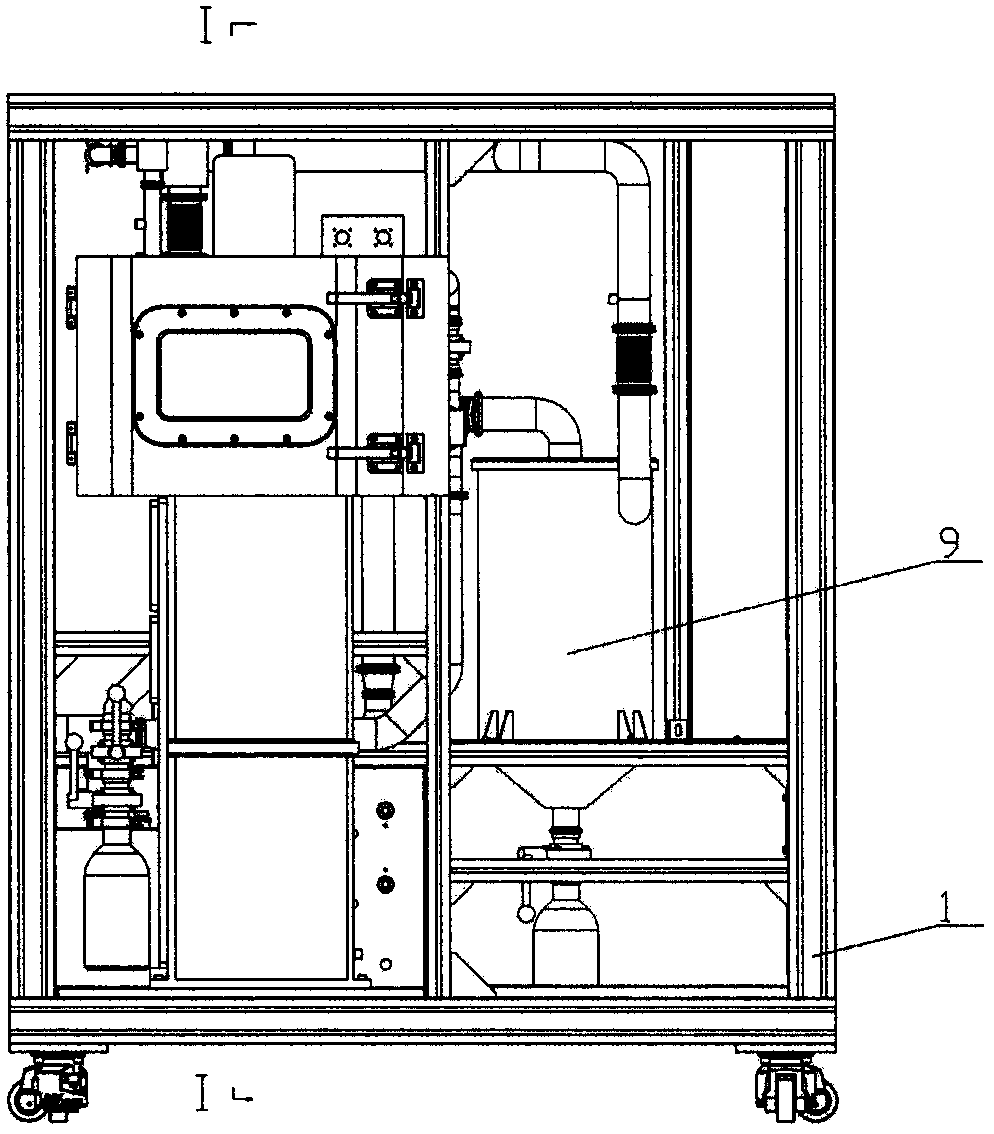 3D printer provided with gradient powder feeding system