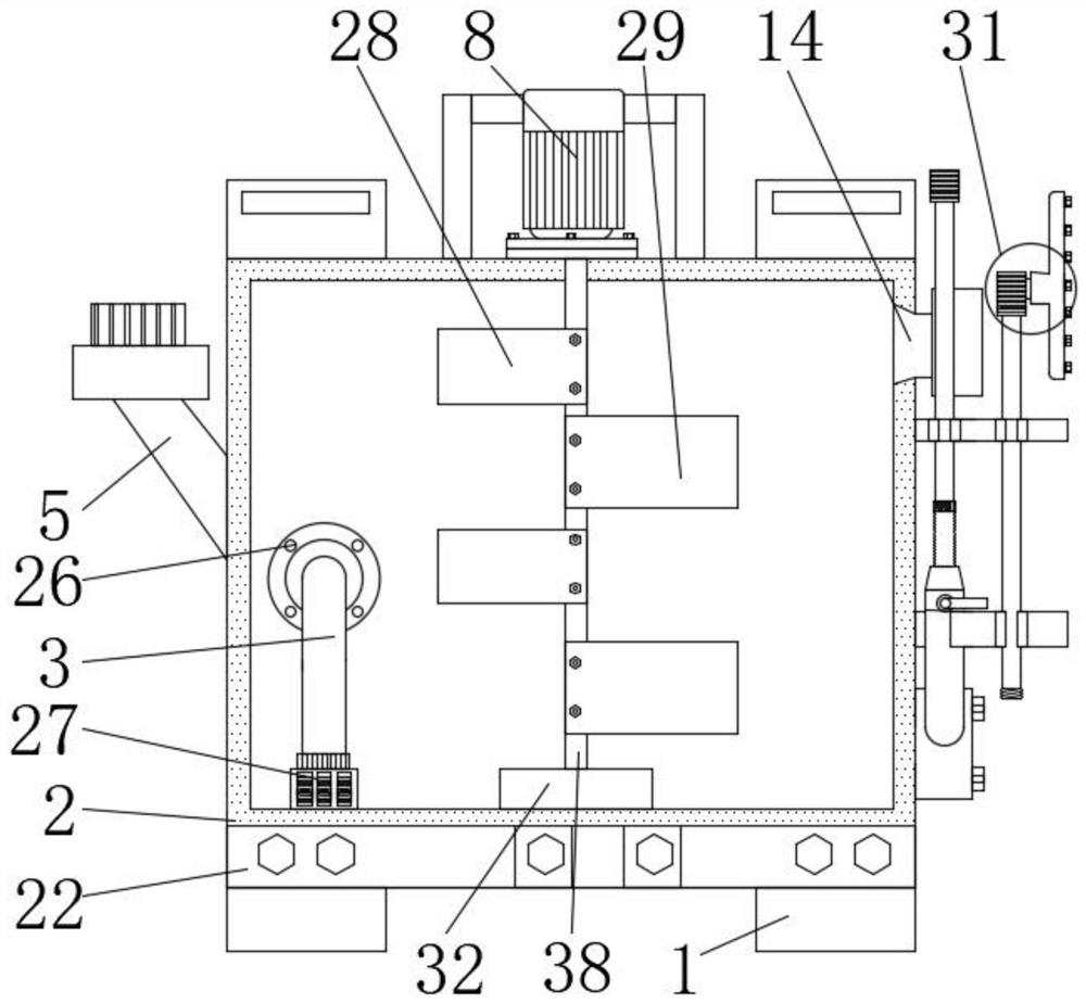 Microbial agent spraying device for garden planting