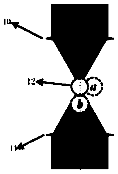 Three-dimensional self-cooling laser optical tweezers device and method based on lens combination