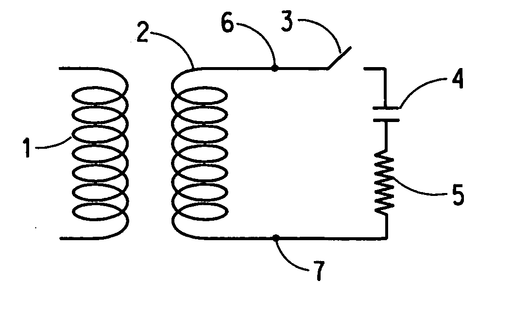 Q-damping of a high temperature superconductor self-resonant coil in a nuclear quadropole detection system