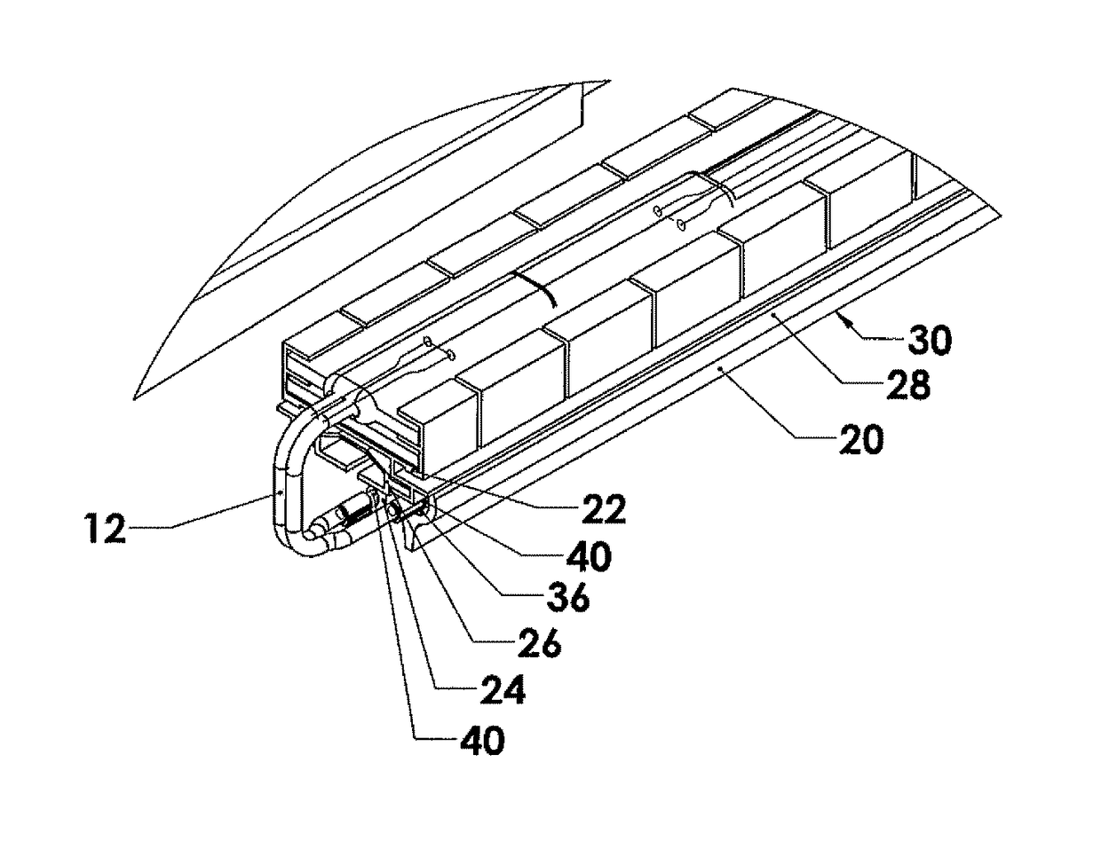 Heated windshield wiper system for vehicle