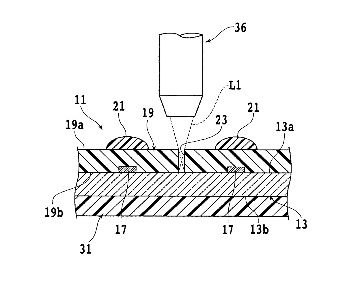 Package substrate machining method