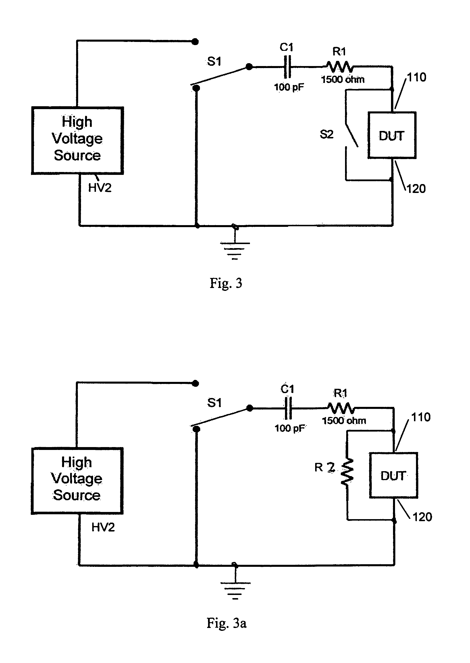 Circuit for minimizing or eliminating pulse anomalies in human body model electrostatic discharge tests