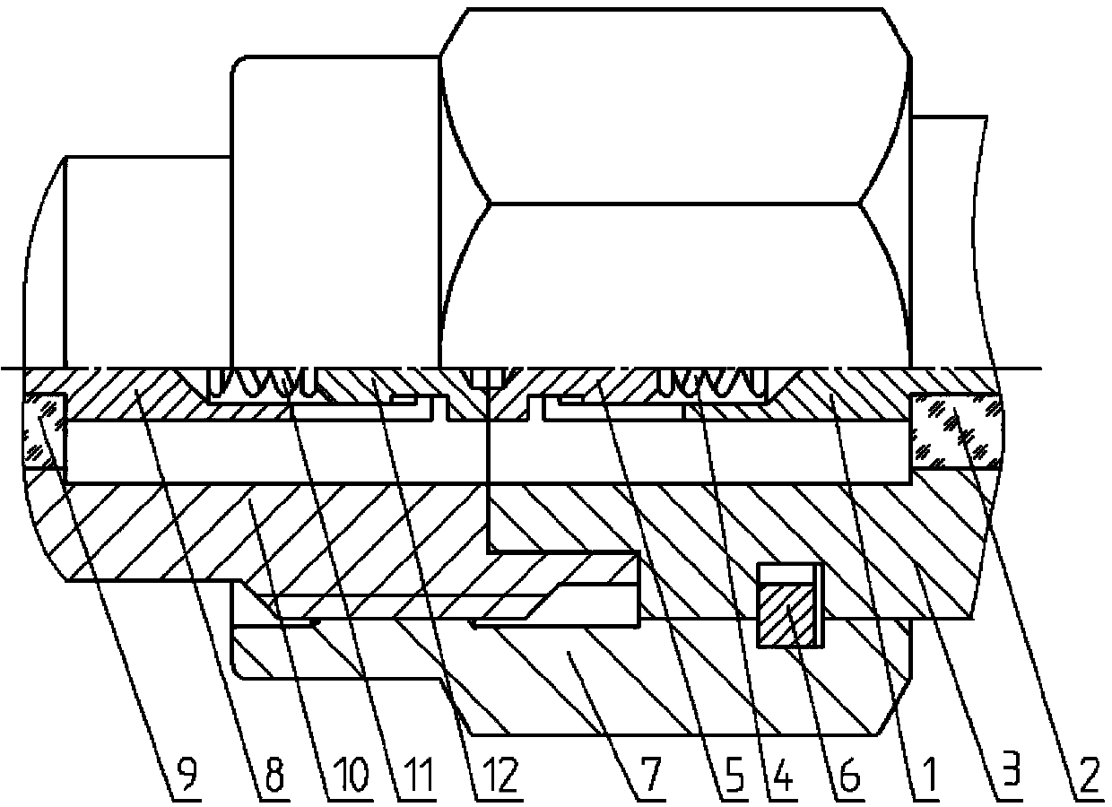 Superhigh-temperature-resistant nonpolarity radio-frequency coaxial electrical connector