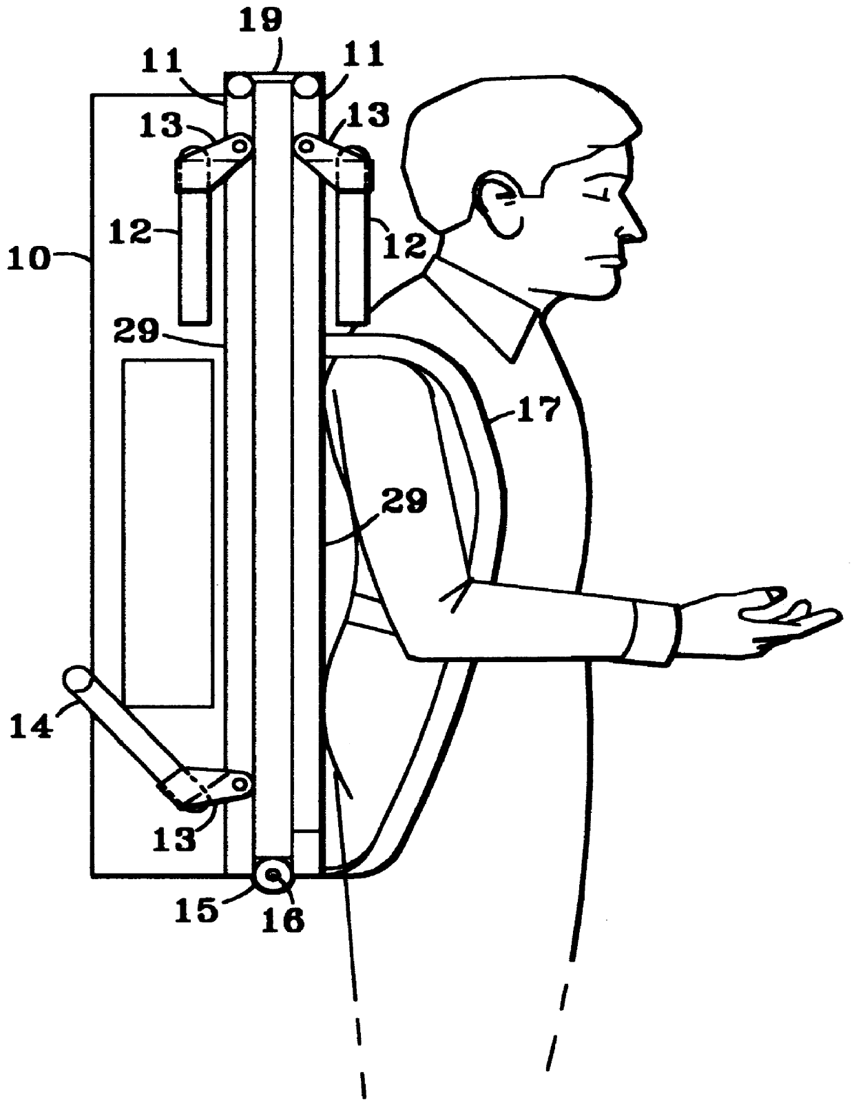 Combined backpack, cot and tent