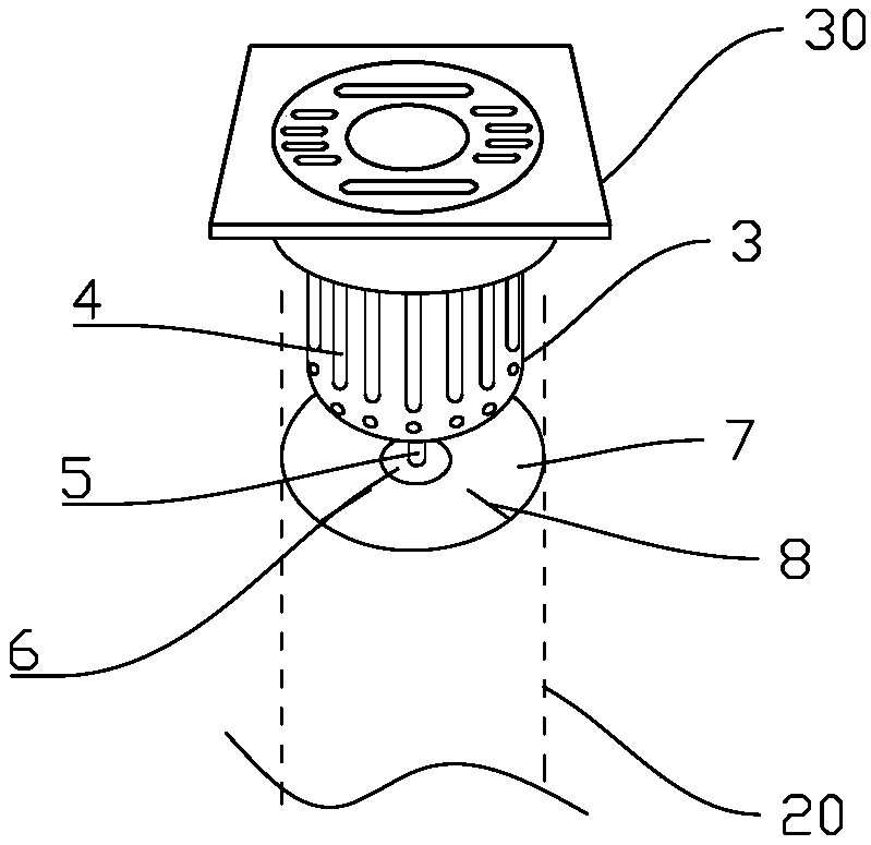 Sewer line deodorization component