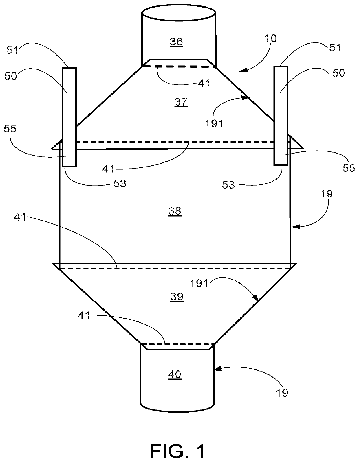 Industrial bag lift loop assembly