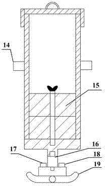 Lander-soil interaction impact model test device