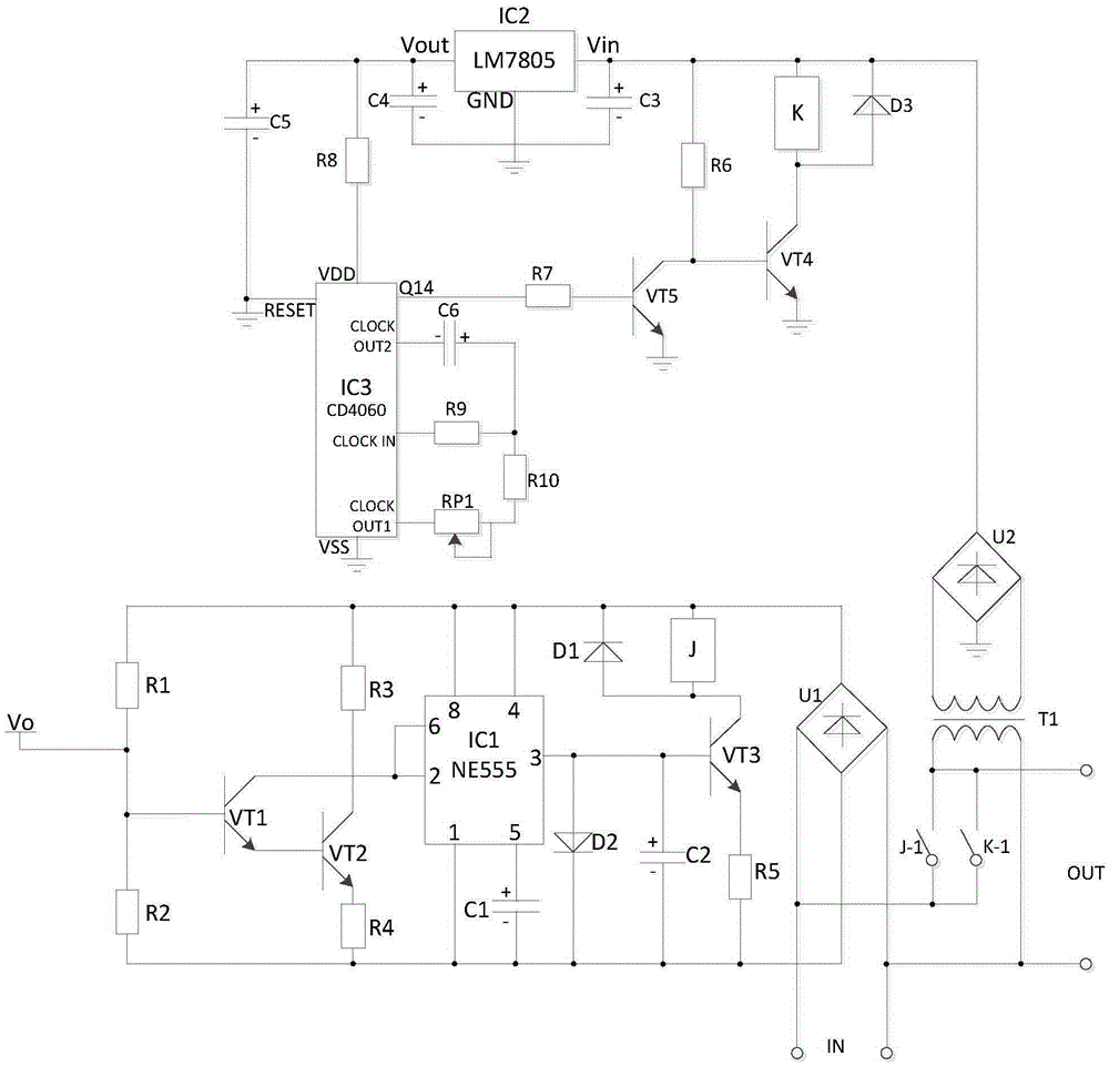 Purification protection type intelligent delayed illumination control system for underground parking garage