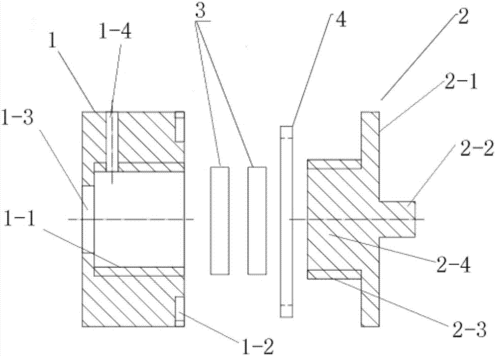 Corrosive sample fixture structure