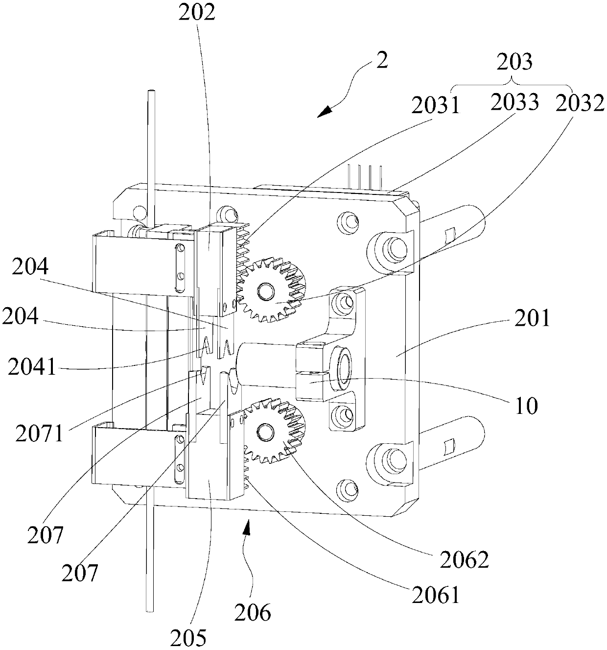 Wire stripping machine