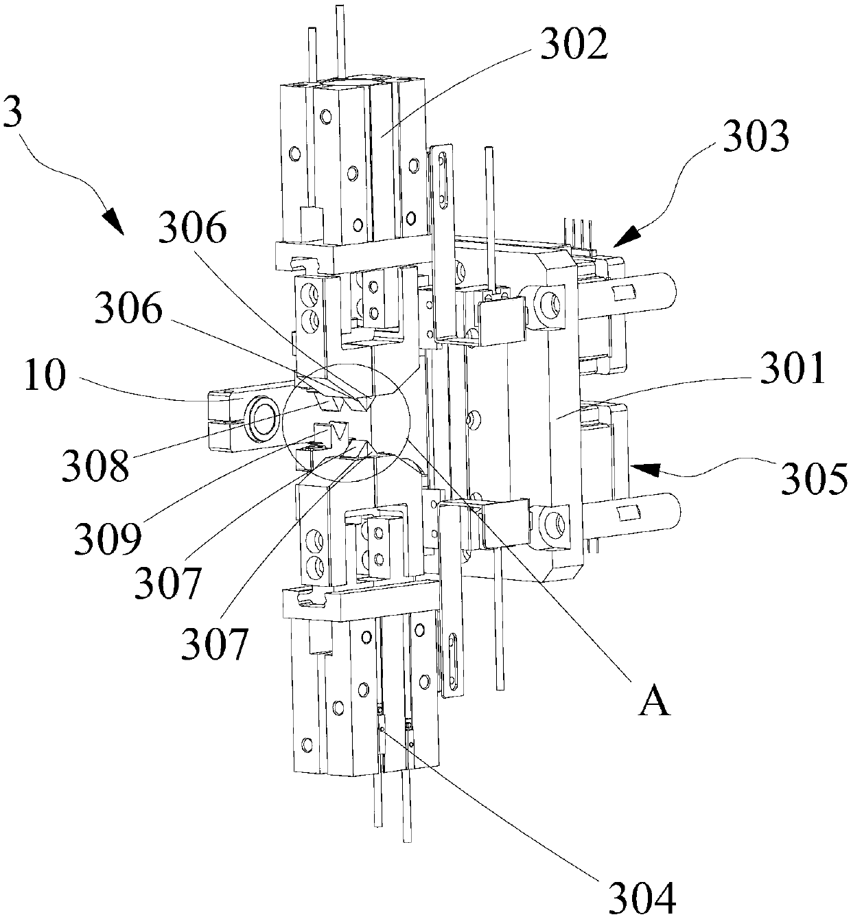 Wire stripping machine