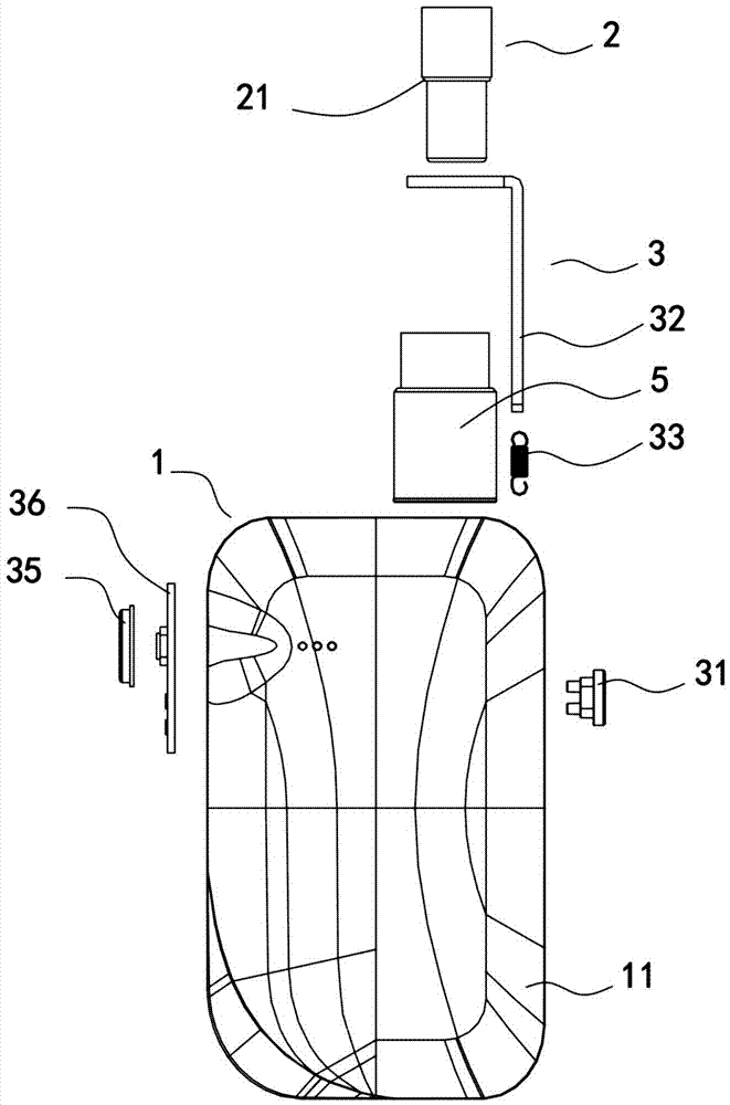 Pushable-nicotine-charge baking electronic cigarette