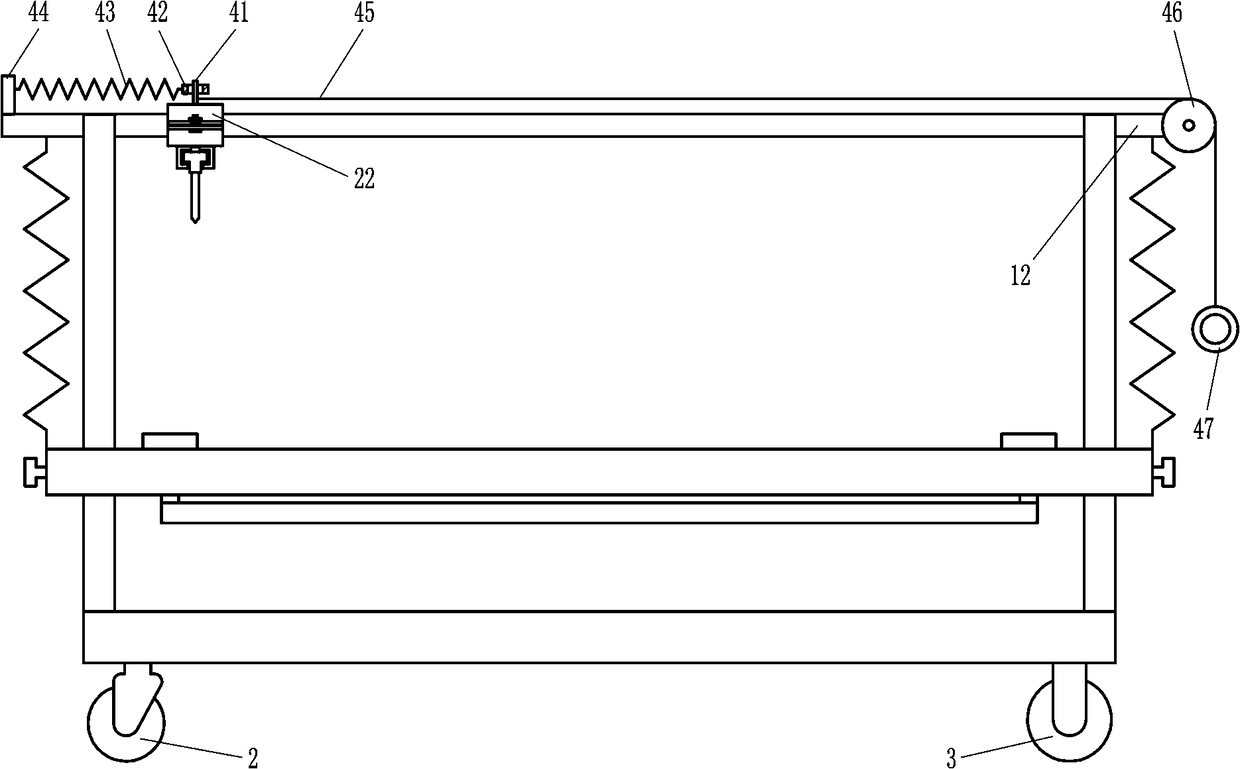 Corn kernel airing device for agriculture