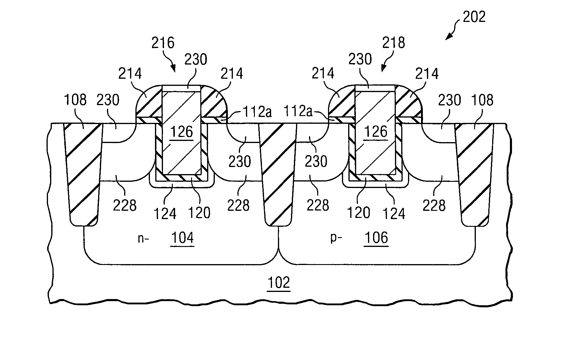 Buried gate transistor