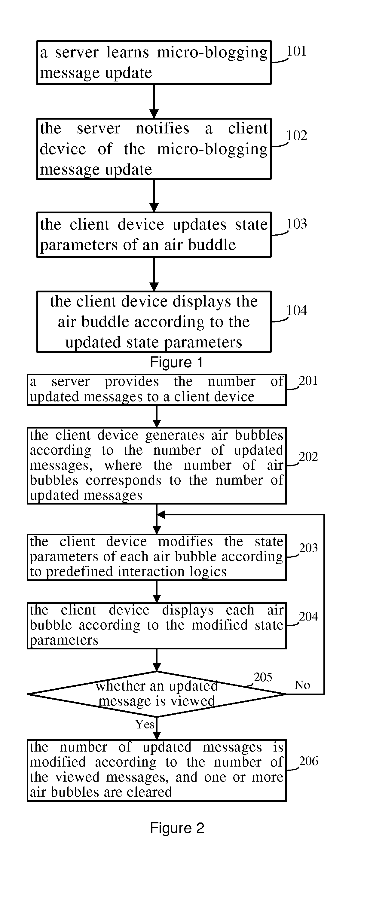 Prompting Method of Message Update and Network Client Device