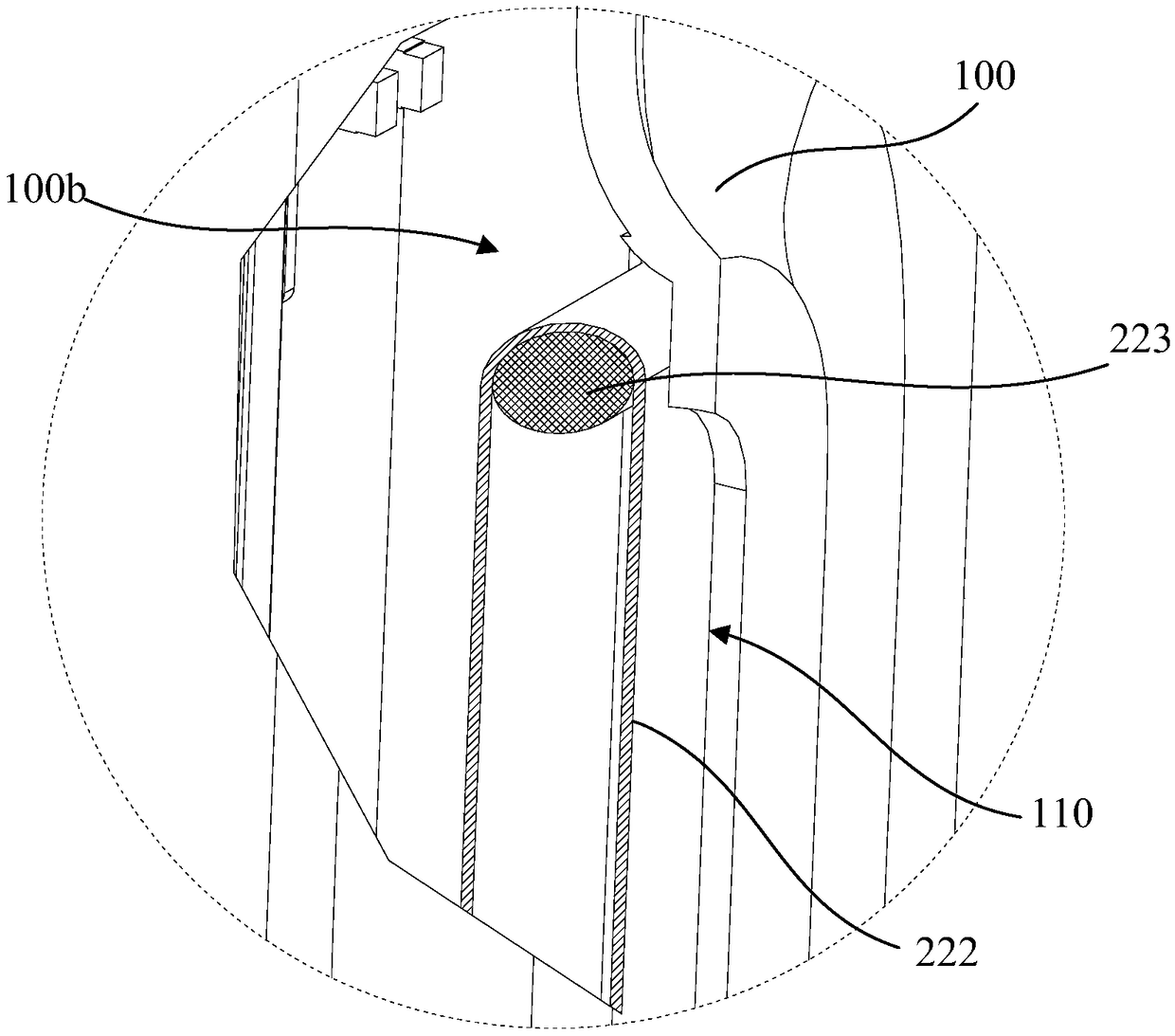 Bladder hyperthermic perfusion device and dustproof lifting mechanism thereof