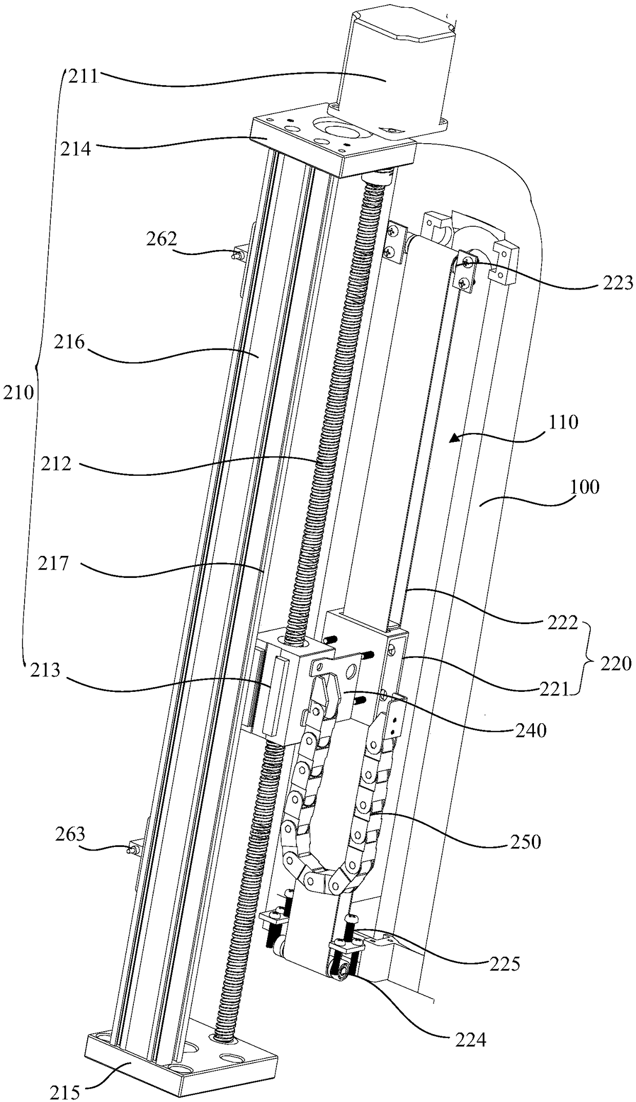 Bladder hyperthermic perfusion device and dustproof lifting mechanism thereof