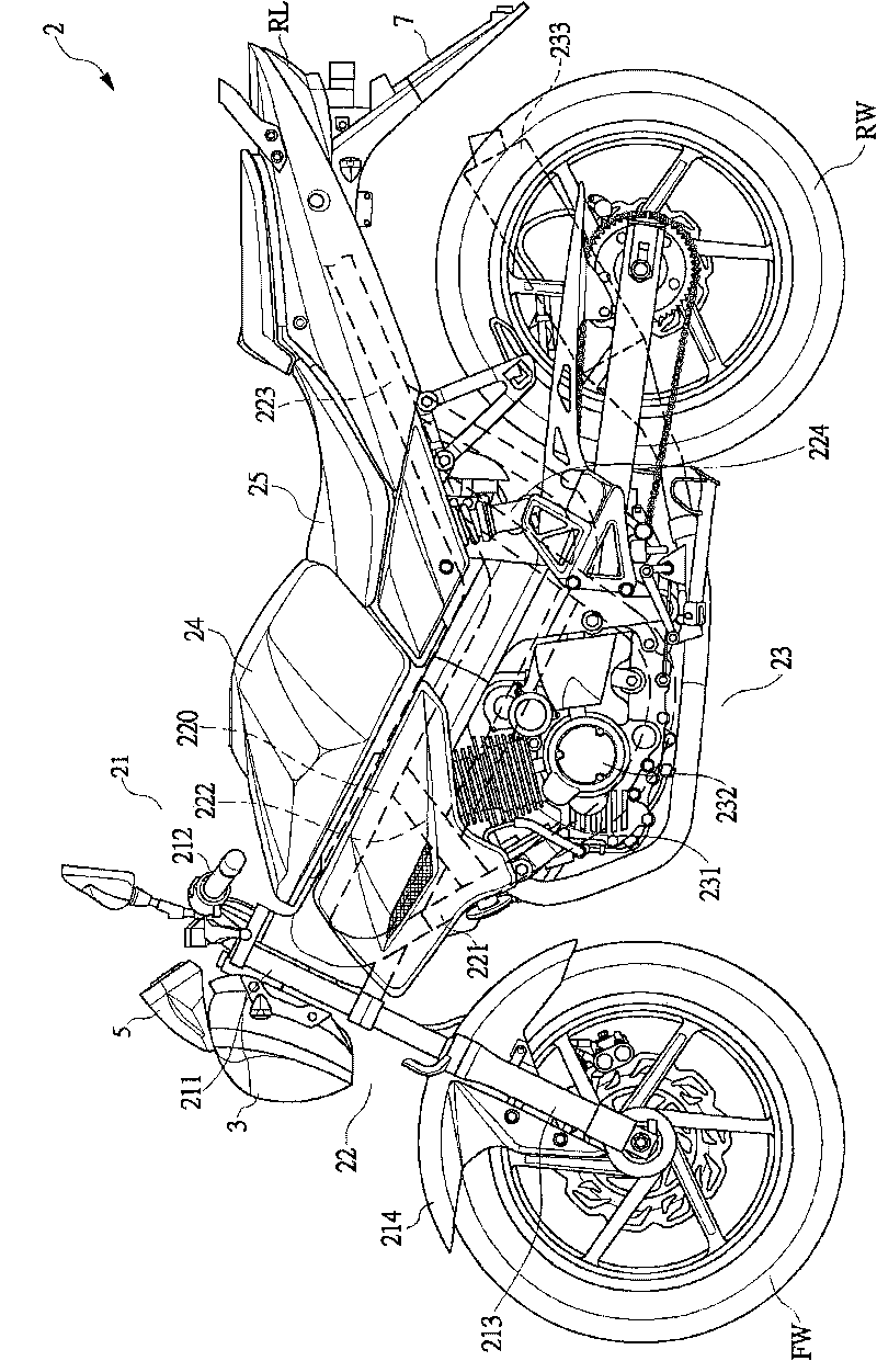 Connection structure of console and headlamp