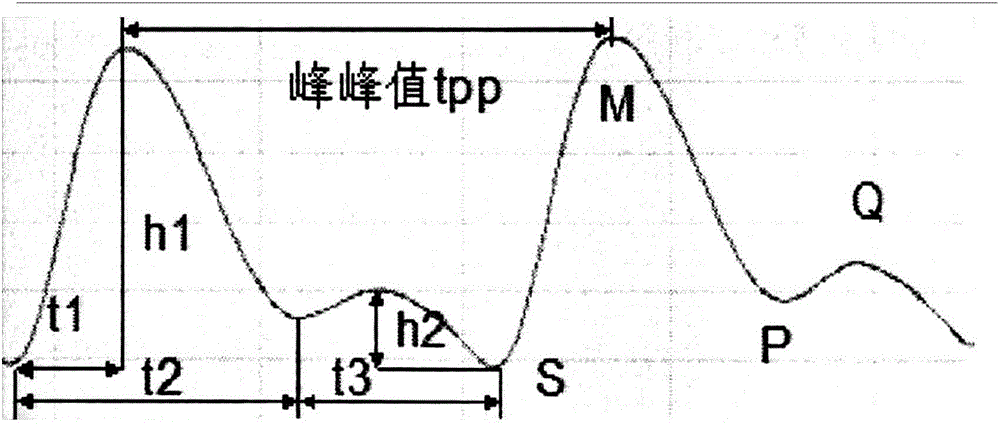 Dual-PPG (Photoplethysmography)-based blood pressure measuring method and device