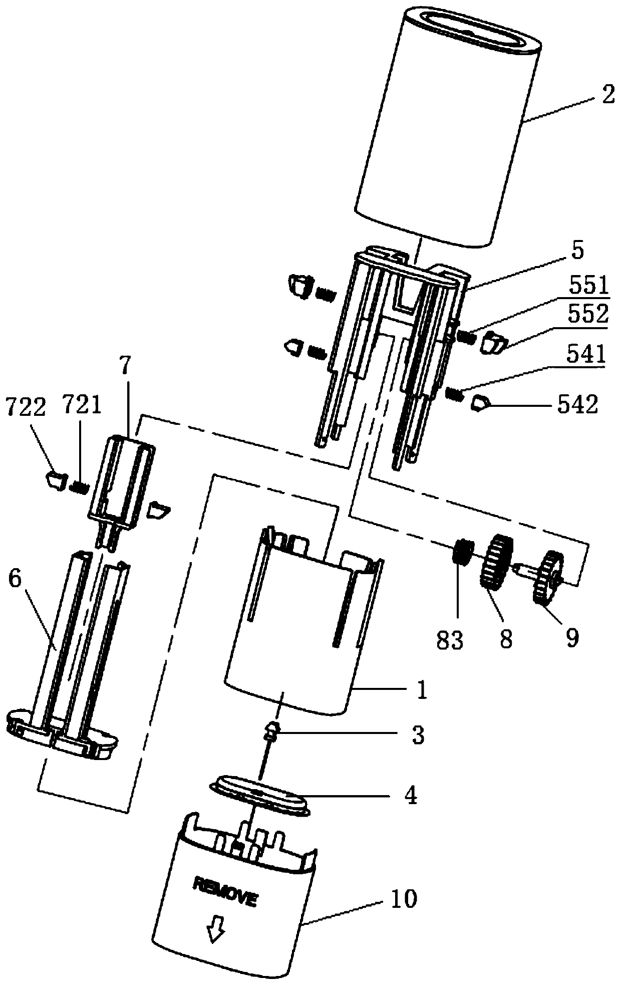 Percutaneous sensor applying device