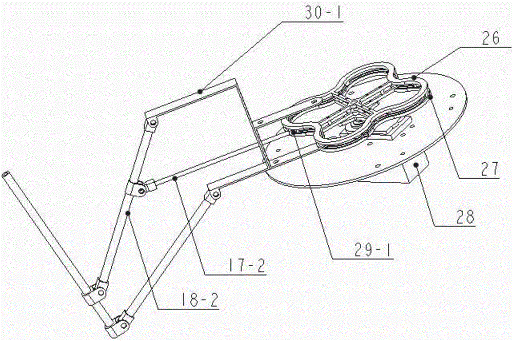 Rotary contract type torque variable four-rotor aircraft