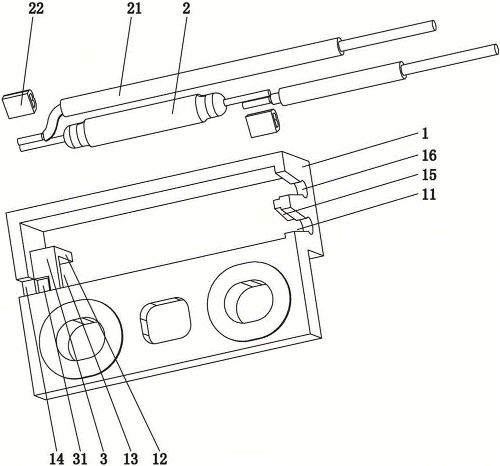 Low-pressure injection molding magnetic proximity switch