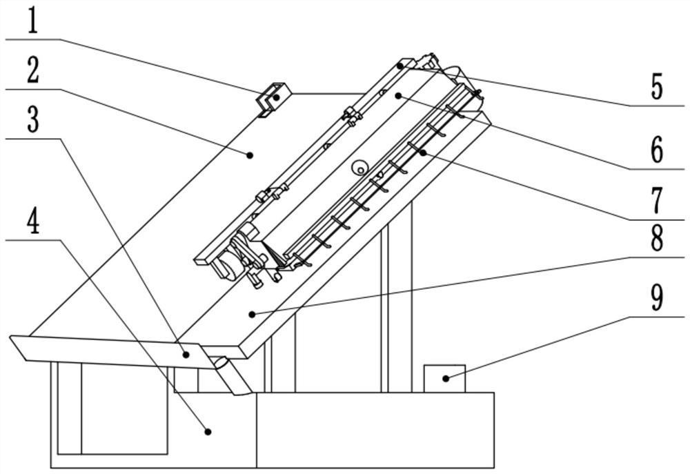 Solar panel dust removal device