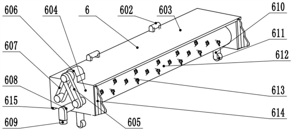 Solar panel dust removal device