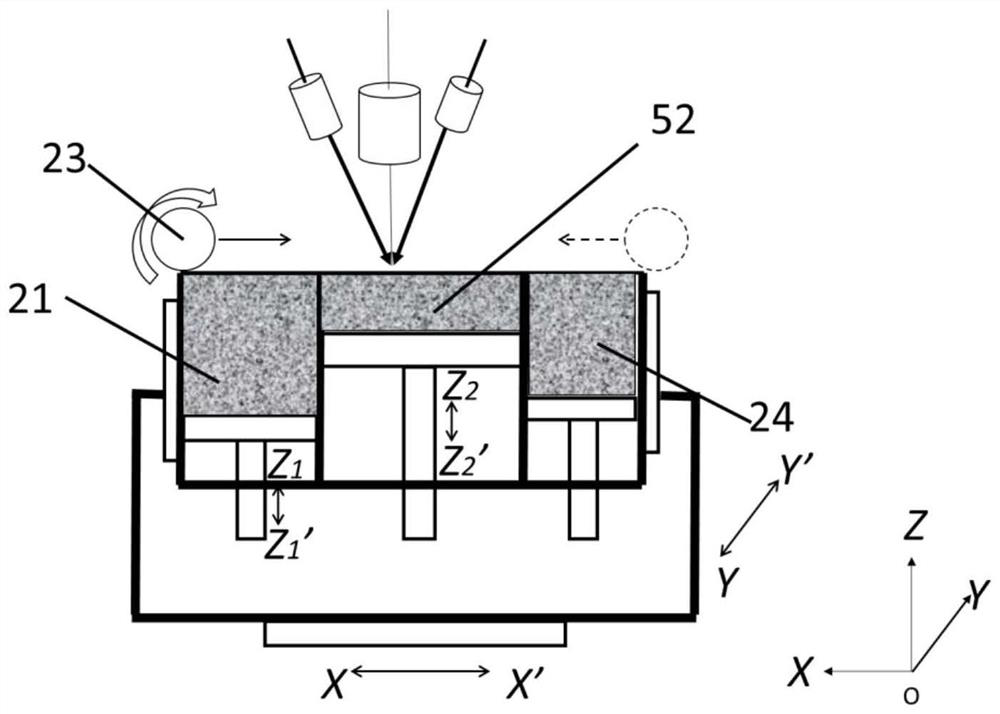 Additive manufacturing system for large-size workpiece manufacturing