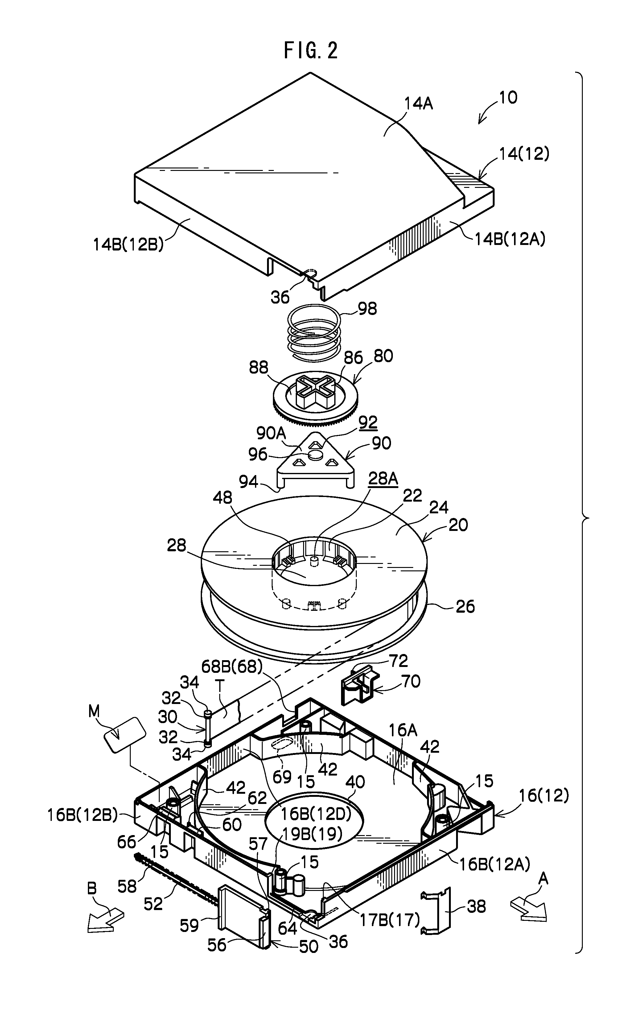 Recording tape cartridge