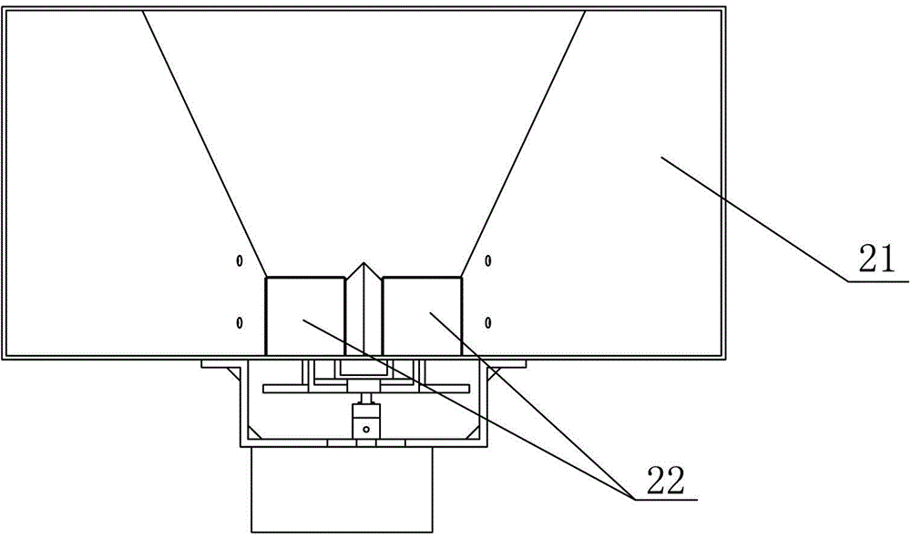 Machine for throwing baits to feed crabs raised in monomer frame