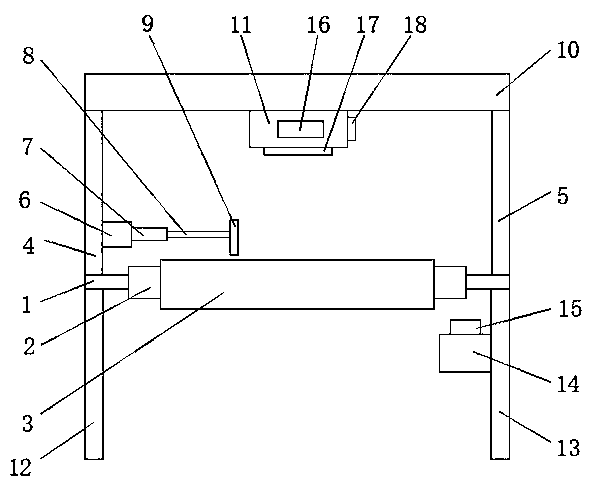 Detection device for food supervision