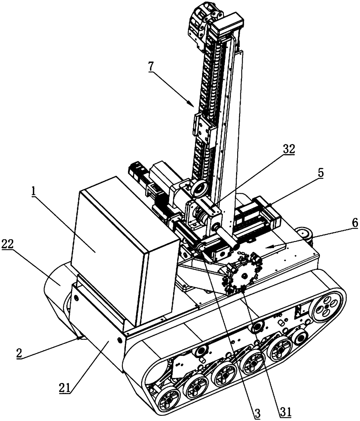 Power distribution switchgear auxiliary operation robot