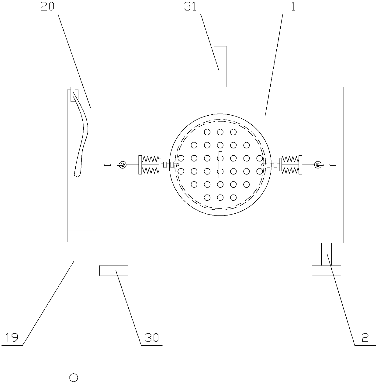 Signal generator having protection function and convenient to clean and capable of performing ventilation and heat dissipation