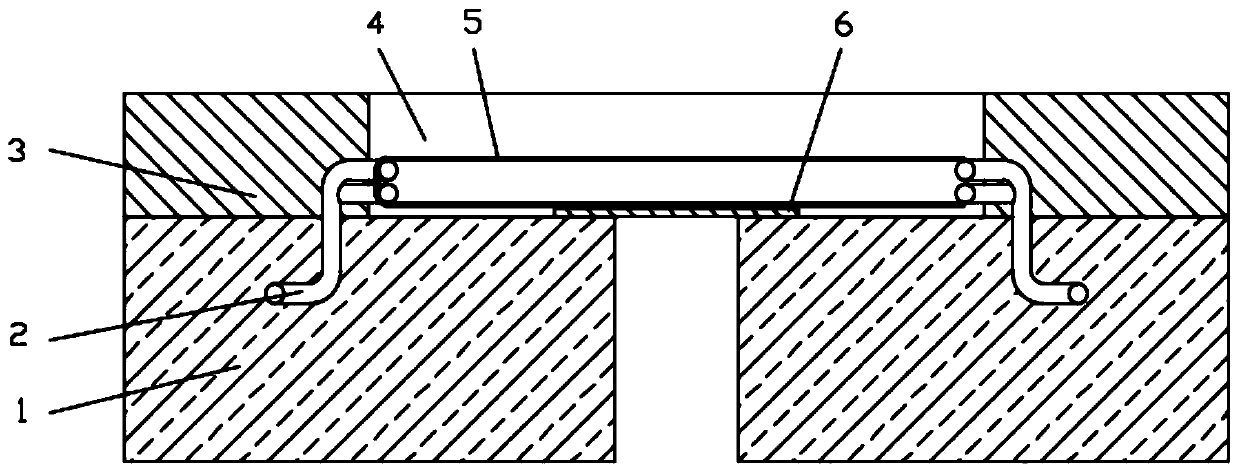 Carbon fiber cloth composite concrete bridge deck seamless expansion joint